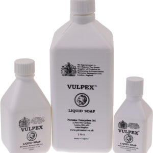 Vulpex Liquid Soap Sizes
