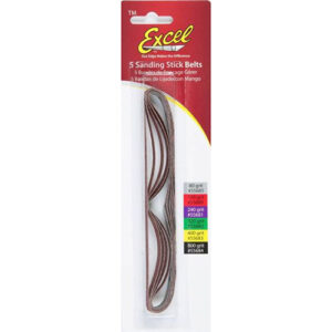 Excel Sanding Stick Belts Packs of 5
